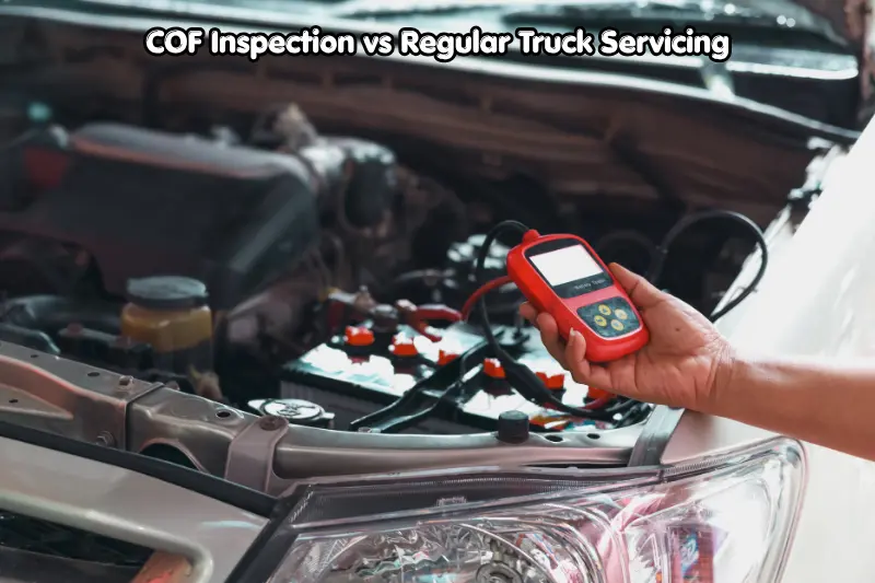 cof inspection vs regular truck servicing