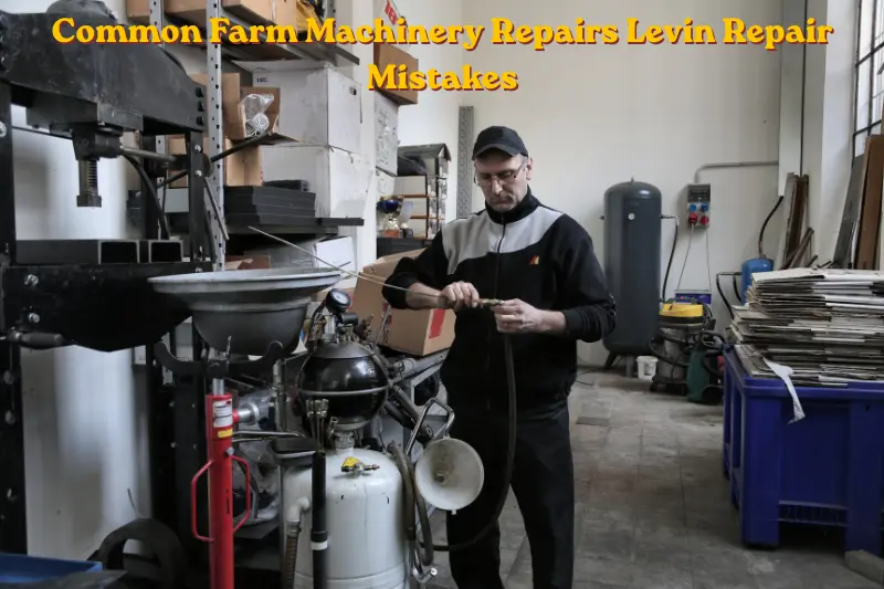 common farm machinery repairs levin repair mistakes