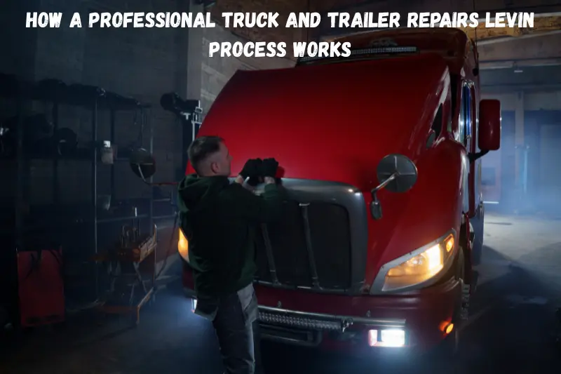 how a professional truck and trailer repairs levin process works