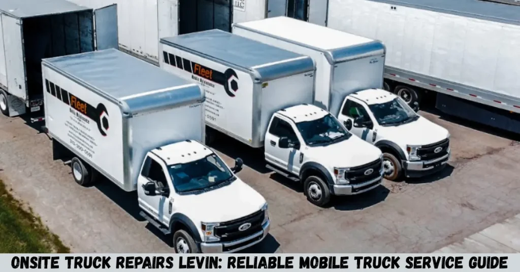 onsite truck repairs levin reliable mobile truck service guide