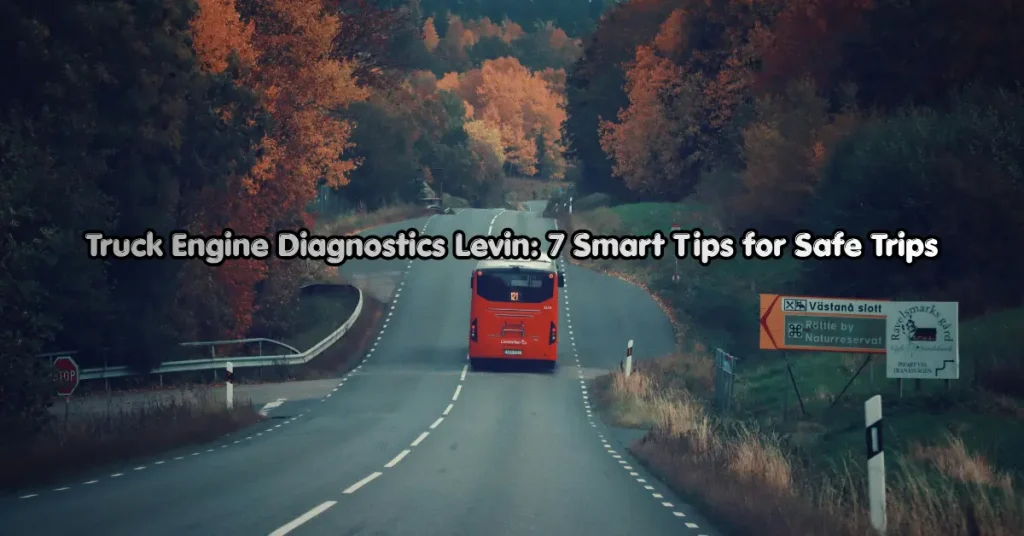 truck engine diagnostics levin: 7 smart tips for safe trips