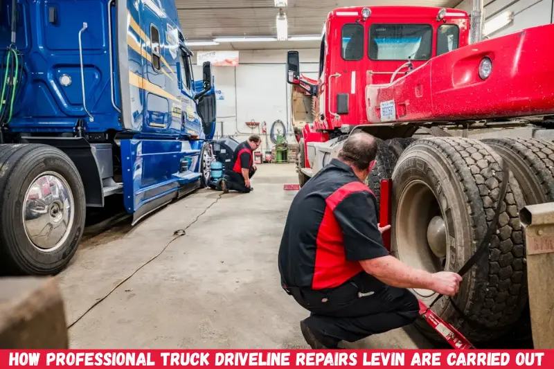 how professional truck driveline repairs levin are carried out