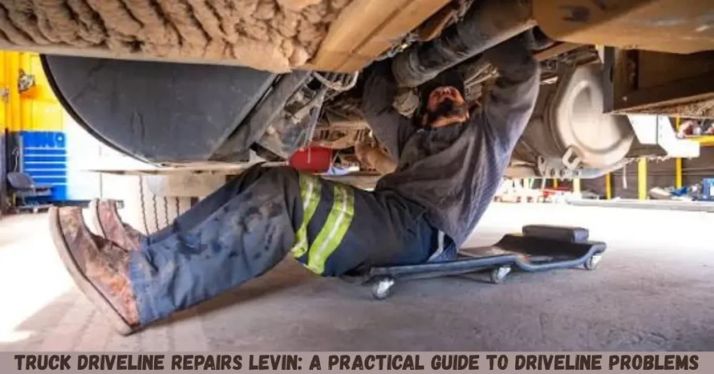 truck driveline repairs levin a practical guide to driveline problems